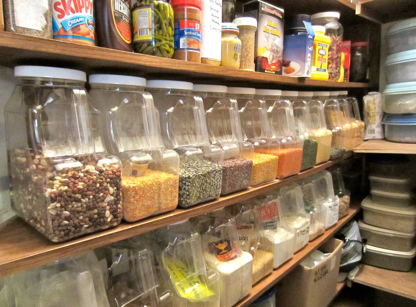 Jyoti's bhandar kotha (pantry) - next to my kitchen