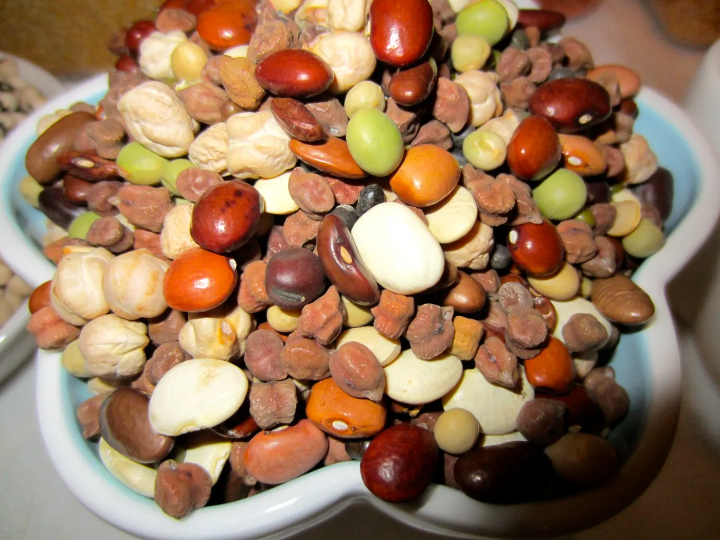 Close up look - Quanti or Biraula – Mixture of Beans, Lentils & Peas to make freshly sprouted bean, "Quanti."