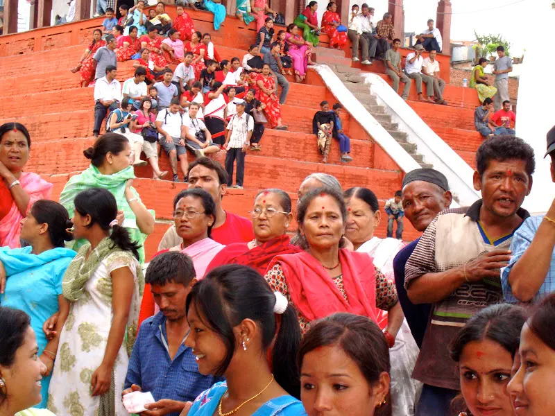 Festival time in Kathmandu - the whole atmosphere has livened up.