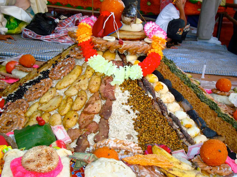 Award-winning creative display of Samay Baji