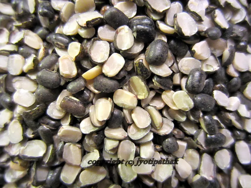 Close up picture of the black daal. In my previous blog, I have posted the endless variety of daals (lentils, peas and beans) that is used in Nepali cooking. Please read to learn more about it here (link).