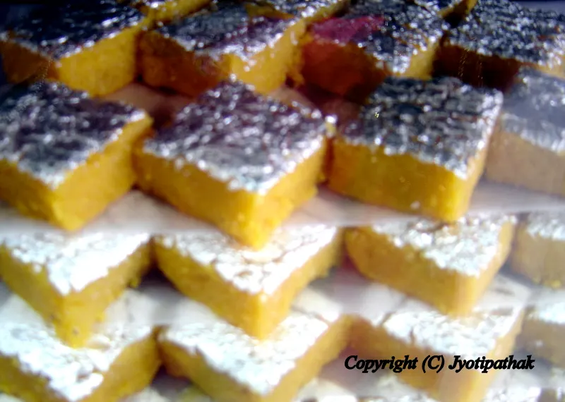 Mango Flavored Burfi