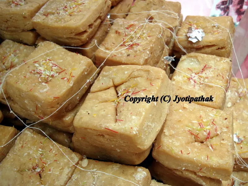 Here is another picture of more elaborate, uniquely flavored and textured Roth prepared during Tihar and Bhai-Tika Festival in Nepal.