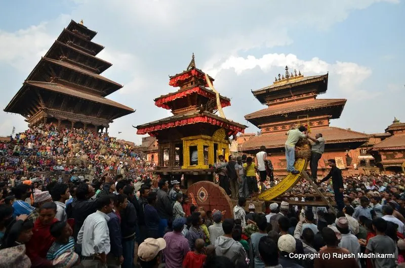 ... experience the most authentic and traditional Newari festival of Bisket Jatra ...
