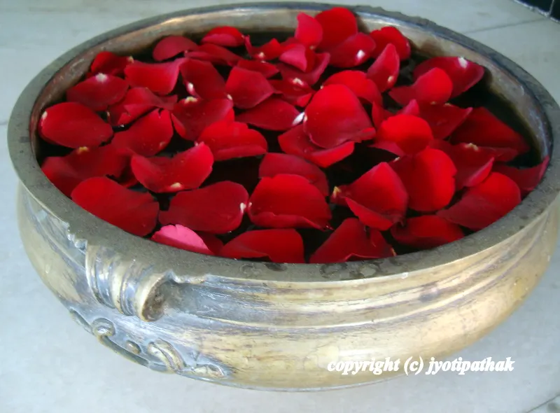 ... beautiful rose petals are spreading happiness in the New Year and symbolizing the beginning of a better tomorrow...