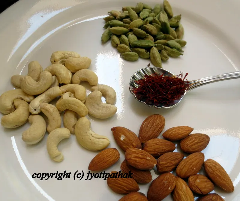 ... getting ready to mix the nuts with drained yogurt