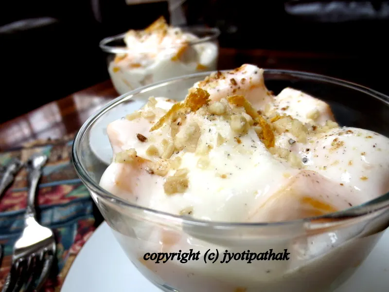 ... mouthwatering dessert just looking at it. Make sure to cool it, before serving!