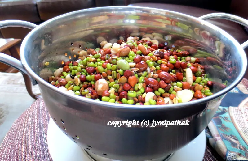 Once the beans are soaked, they will swell and double in size. Discard the soaking water.