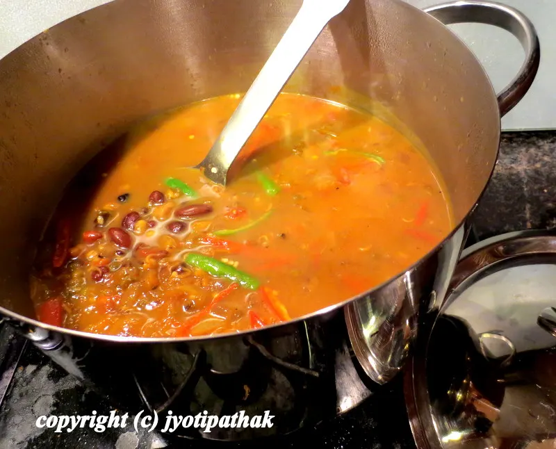 Kwaanti soup (see recipe below) is easy to put together. You do not need to spend hours in the kitchen. All you need to do is simmer slowly until tender.