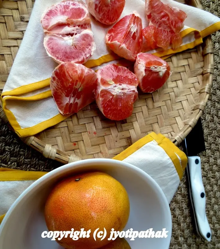 Pomelo Salad (Bhogate Saadeko) – भोगटे or भगटे सांधेको