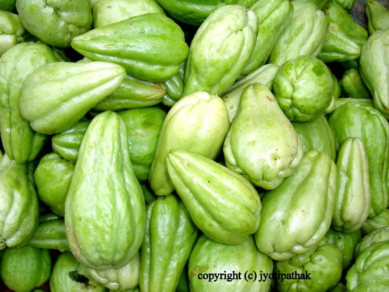 Iskush for sale at Nepali vegetable markets in Kathmandu