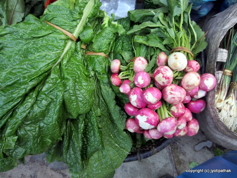 Raayo ko Saag (Mustard Greens)