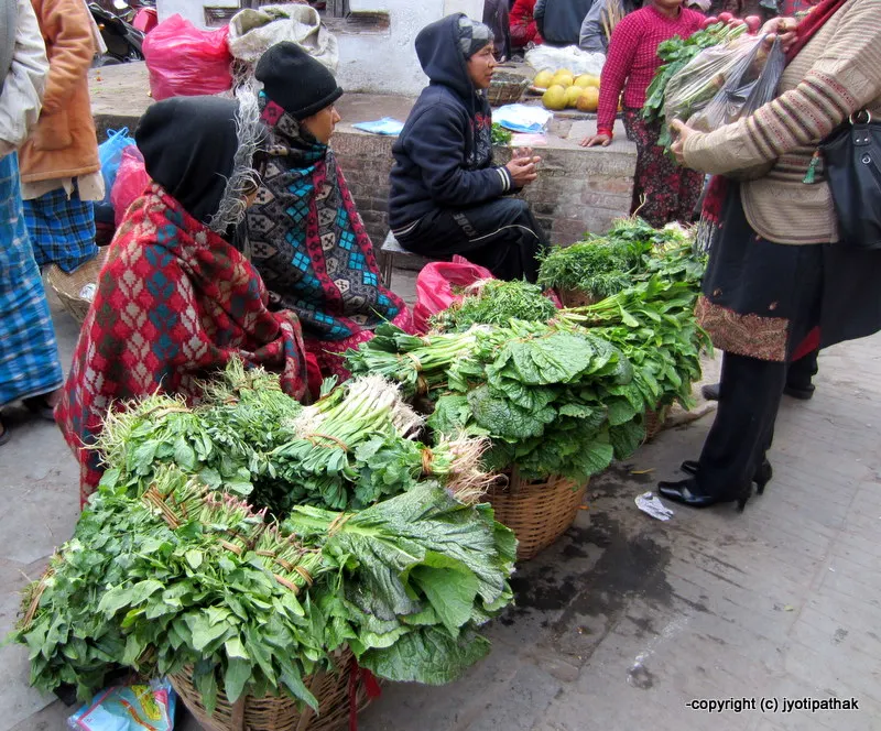 Raayo ko Saag (Mustard Greens)